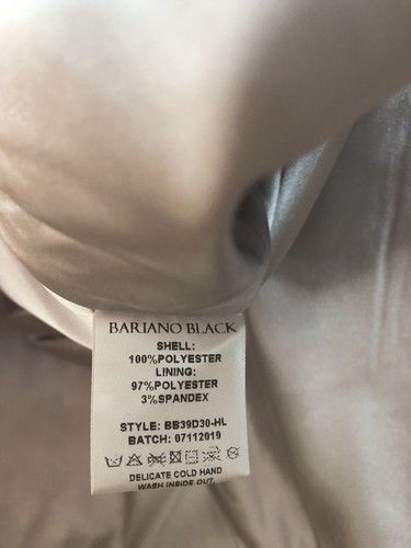 Vestido Bariano Para Mujer Talla 6 Floral Alto-Bajo Bordado Damas Adultas Damas - Imagen 11 de 12