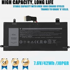 J0PGR Battery For Dell Latitude 12 5285 5290 E5285 2-in-1 T17G JOPGR RDYCT 1WND8