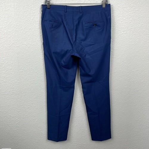 Ted Baker Jay Trim Fit Wool Suit Set Blazer Jacket Pants Business Blue Sz 42R - Picture 7 of 13