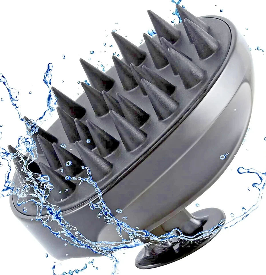 Scalp Massager Shampoo Brush, Hair Scalp Scrubber Head Massager for Stress Relax - Image 2 of 2