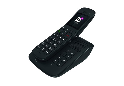 Telekom Sinus A 32 Schnurlostelefon mit Anrufbeantworter - Ebenholz (40863131) - Zdjęcie 5 z 6