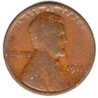 1911 D LINCOLN CENT in GOOD condition ~ PLEASE SEE THE SCAN  stk 604