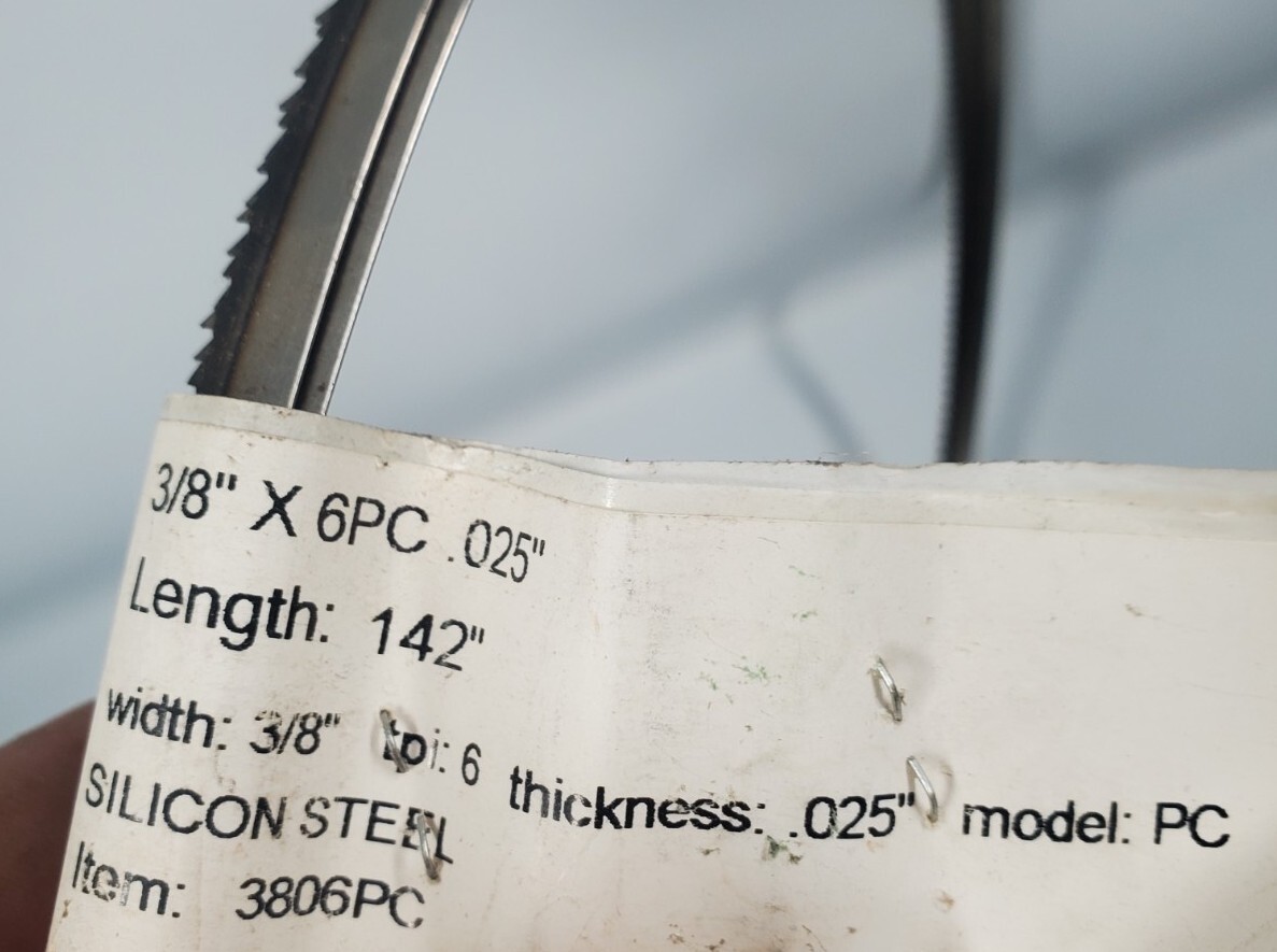 LAMA NASTRO PER SEGAOSSA PROFESSIONALE DA 16MM VARIE MISURE - Foto 9