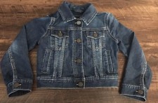 EUC Gap Kids Girls Jean Jacket Sz XS 4-5