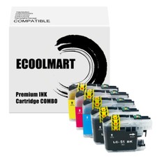 5PK Ink Cartridge fits Brother LC51 MFC-465CN MFC-240C MFC-3360C 5460CN 230C