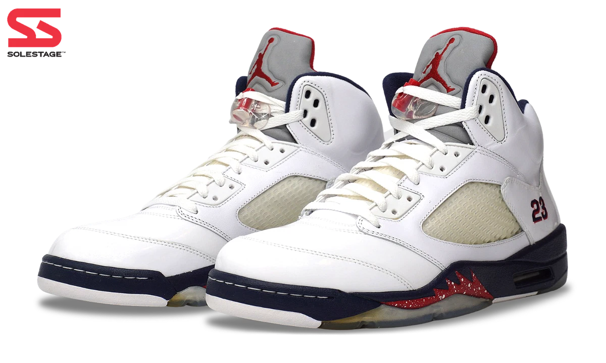DJ SKEE Nike Jordan 5 Retro Olympic 2011 136027 103 Men s Size 12.5
