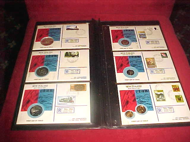 1974 JAN 24 HUTT COMMEMORATIVE NEW ZEALAND PROOF SET FDI PNC 7 COINS 12-350 #101 - Image 2 of 4