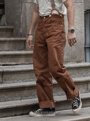 Bronson 1873 Duck Canvas Work Pants Vintage Workpants High Waist