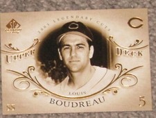 2005 Upper Deck Legendary Cuts - CLEVELAND INDIANS LOU BOUDREAU - NR-MINT