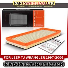 Engine Air Filter for Jeep TJ Wrangler 1997-2006 2.5L 2.4L 4.0L Flexible Panel