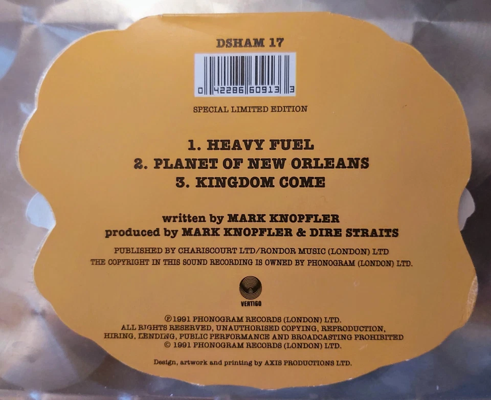 Dire Straits - Heavy Fuel (3''-Mini-CD im Burger-Cover) Special limited Edition - Bild 2 von 4