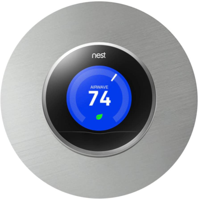Placa De Montaje De Acero Para Termostato Nest Learning - Base De Instalación Nueva (¡Envío Gratis!)
