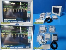 Spacelabs Ultraview 91369 Patient Monitor W/ 91496 Module & New Leads ~ 28843