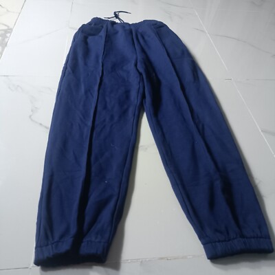 Leopardenhose - Blau Jugend S - Elastischer Kordelzug Bund, Bündchen Knöchel ...