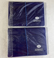 Creative Memories Blue Accordian Supply Organizer for Pictures Stickers Lot of 2