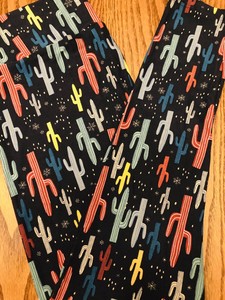 Lularoe Tc Christmas Cactus Leggings Nwt Snowflakes Stars Night New Unicorn Ebay