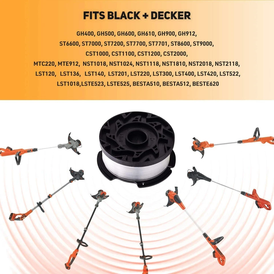 Weed Eater Wacker String 0.065 Trimmer line Spool,Autofeed Black and Decker - Image 4 of 4