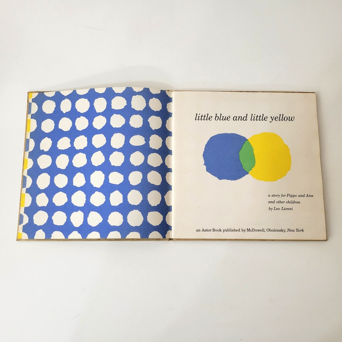 Little Blue and Little Yellow by Leo Lionni, First Edition