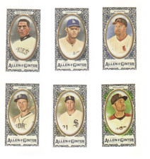 2017 Topps Allen & Ginter - Mini Black Border Parallels - Choose Card #'s 1-350