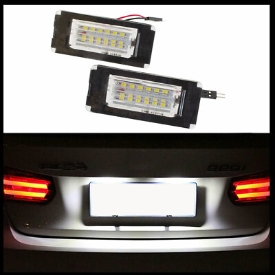 2x LED PREMIUM Kennzeichenbeleuchtung 18 SMD für Mini Cooper R56 R57 R58 R59
