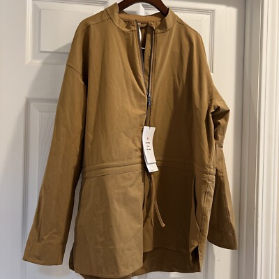 NWT Lululemon Cinch-Waist Stretch Shirt Jacket Bold Beige Size : M