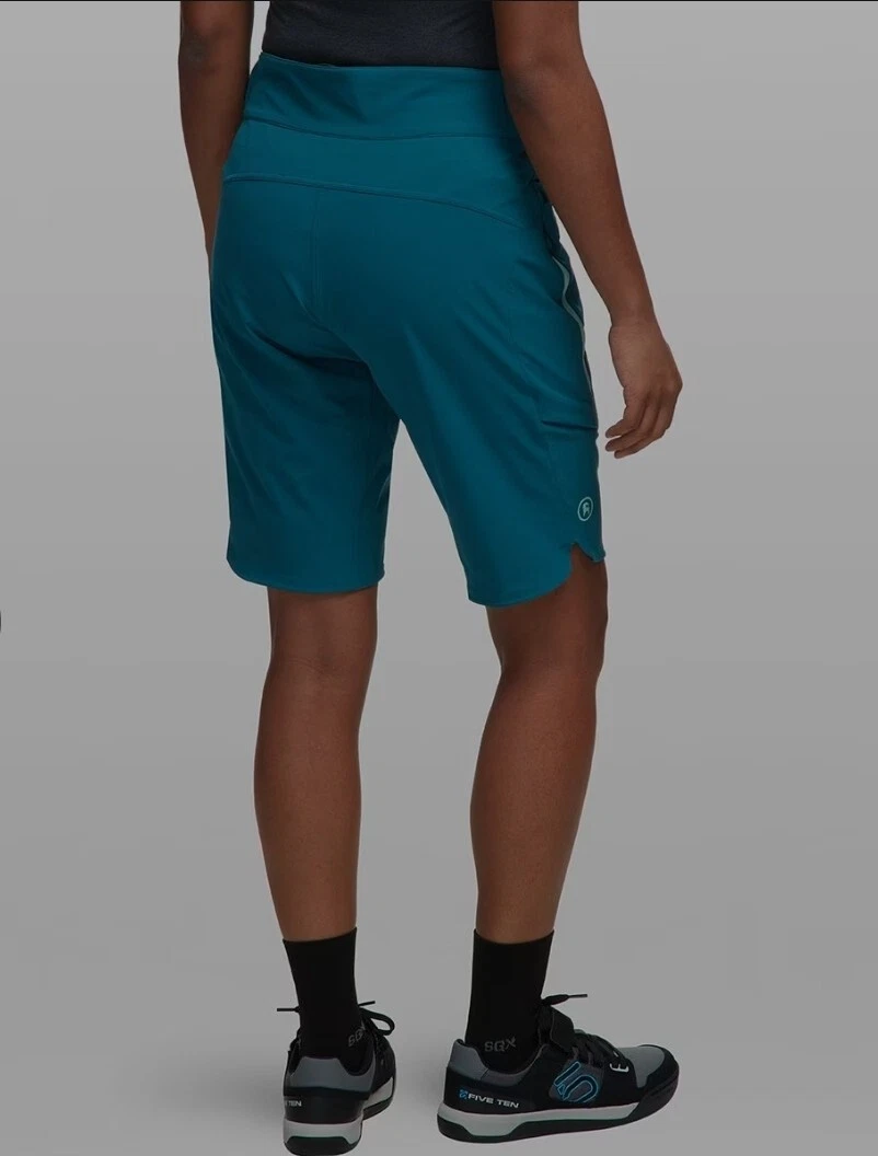 Backcountry Empire Bike Short Blue Teal Color Women s Size Small