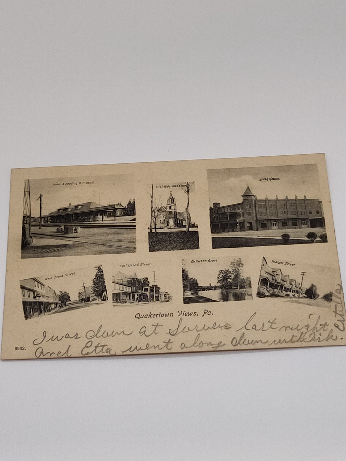 1907 Views Of Quakertown Pa Post Card A3 eBay