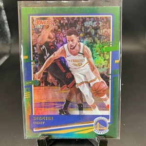 2020-21 Donruss Green Flood #41 Stephen Curry NBA Basketball Card