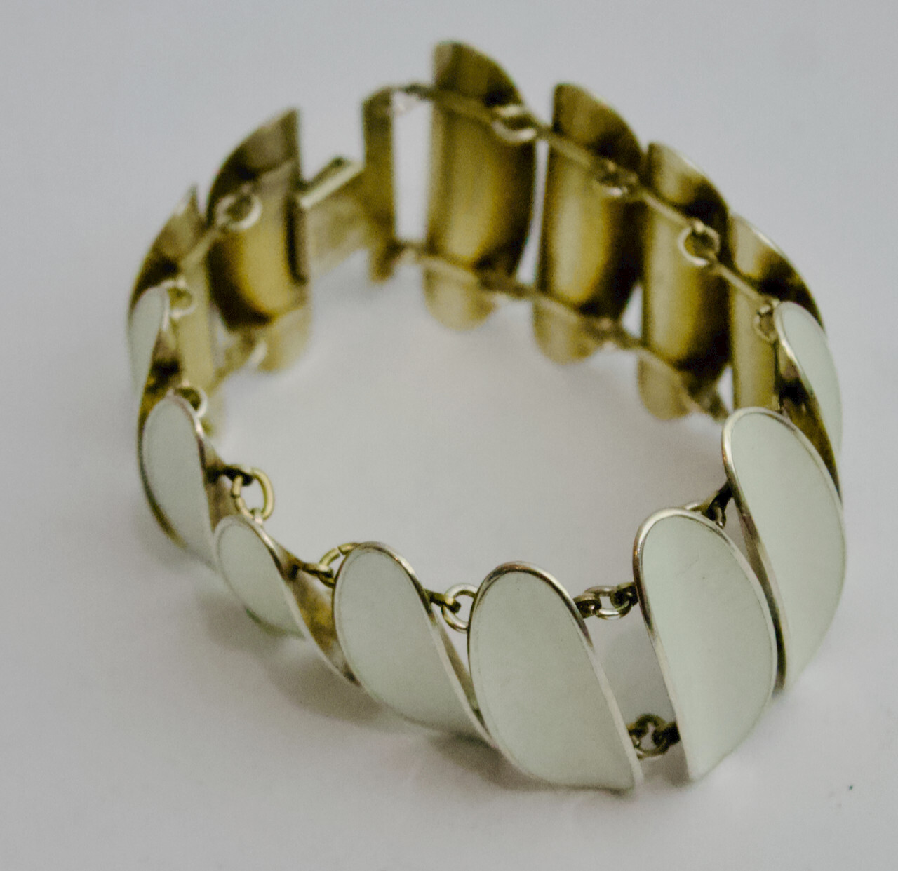 Sterling solid silver enamel David Andersen guill… - image 7