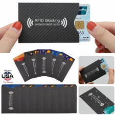 10× RFID Blocking Sleeves Credit Card Protector Holders Theft Protection Secure