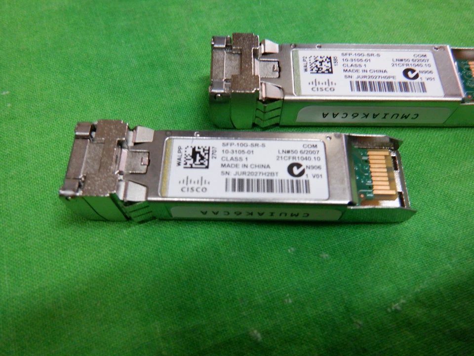 LOTE DE 10 HOLOGRAMAS Módulo Transceptor Cisco SFP-10G-SR-S 10-3105-01 Foto 3 de 4