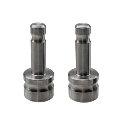 2pcs Stainless Steel Adapter 5/8'' x 11 Thread to Dia.12 mm Pole For Lei-ca Prism