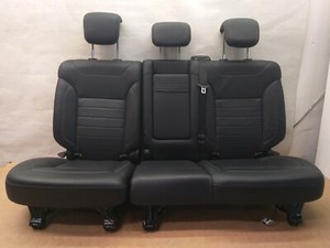 Mercedes W166 ML Rücksitzbank Rücksitze Sitzheizung Leder Schwarz A1669200316