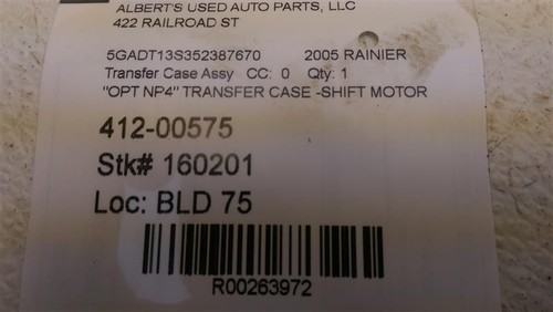 Motor de cambio de caja de transferencia OPT NP4 para Buick Rainer 04-07 - Imagen 10 de 10