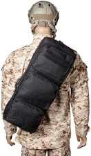 Tactical 24" Rifle Gear Shoulder Sling Bag Army Backpack Black MPS Hunting Bag