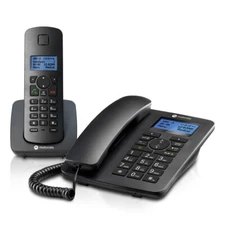 Corded Phone System + 1 Digital Cordless Handset w/Answering Machine, Call Block