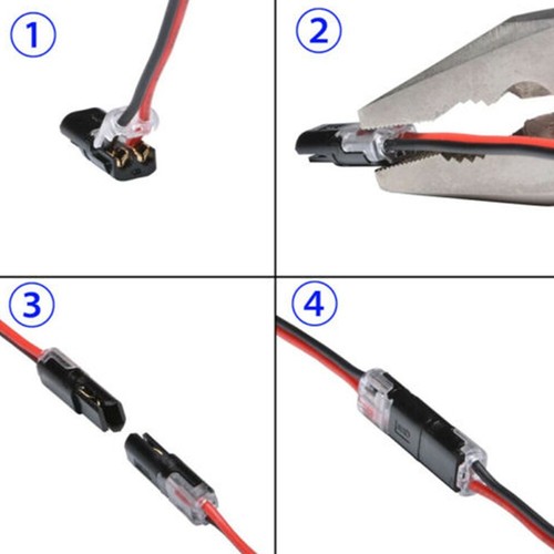 Neu Staubdicht Auto Stecker 10PCS/Set PVC Steckverbinder Steckverbindung - Bild 4 von 24