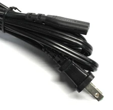 Non-Polarize Cord Power Cable for Samsung UN Series Smart Curved 8000 TV
