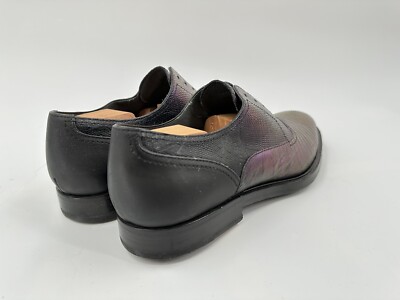 Lanvin Iridescence Lizard Oxford Shoes Size 11-USA | eBay