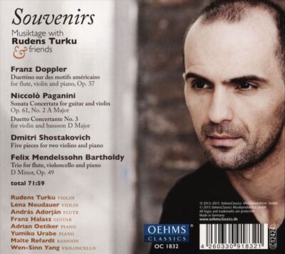 SOUVENIRS: MUSIKTAGE WITH RUDENS TURKU & FRIENDS NEW CD SOUVENIRS: MUSIKTAGE WITH RUDENS TURKU & FRIENDS NEW CD