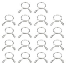 Fuel Line Hose Clips, 18Pcs 10mm 304 Stainless Steel Tubing Spring Clamps