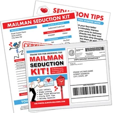 Mailman Seduction Kit Packet Prank Mail Sent Anonymously!