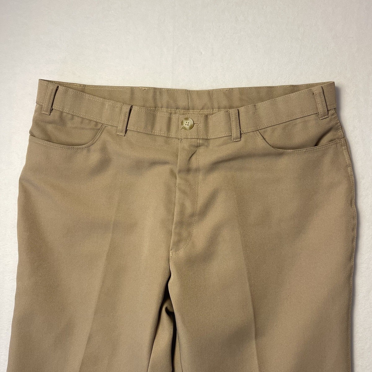 Vtg 70s Levi's Action Slacks Pants Mens Size 38x27 Brown