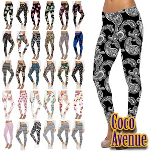 stretchy printed pants