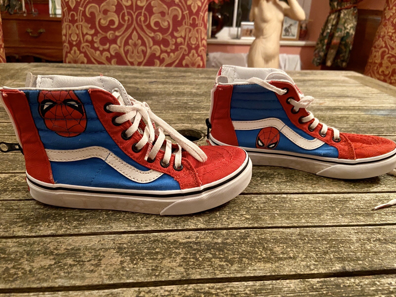 vans spiderman high tops