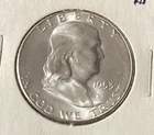 1953S Franklin Half dollar, 90% silver Uncirculated