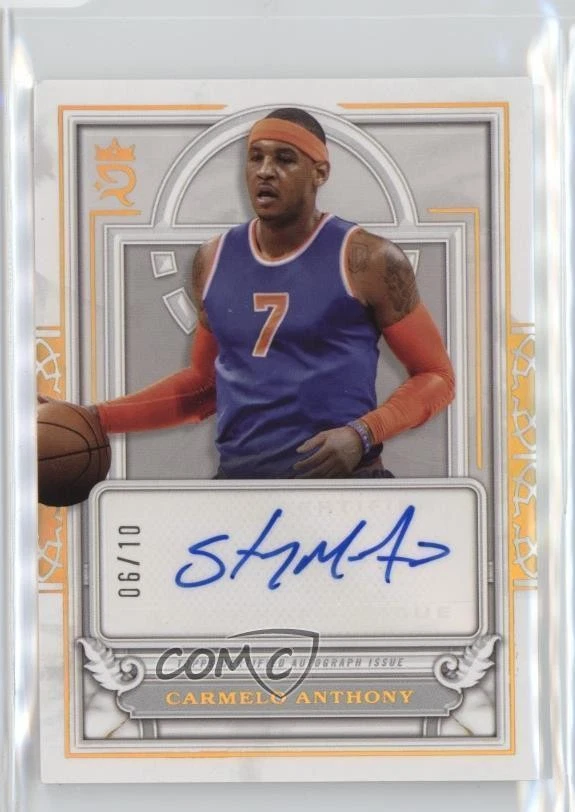 最高級！直筆サインカード！ Carmelo Anthony LosAngels Lakers Panini 