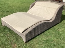 Indian Ocean Large Rattan Daybed Lounger Outdoor Garden Patio