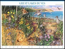 2008 Nature of America Sc 4352 MNH Great Lakes Dunes #10 mint sheet of 10
