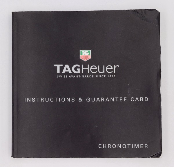 TAG HEUER CHRONOTIMER BOOKLET LIBRO LIBRETO BOOK MANUAL GUIDE 2008